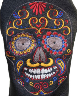 Headcover Driver Skull Schwarz Motiv